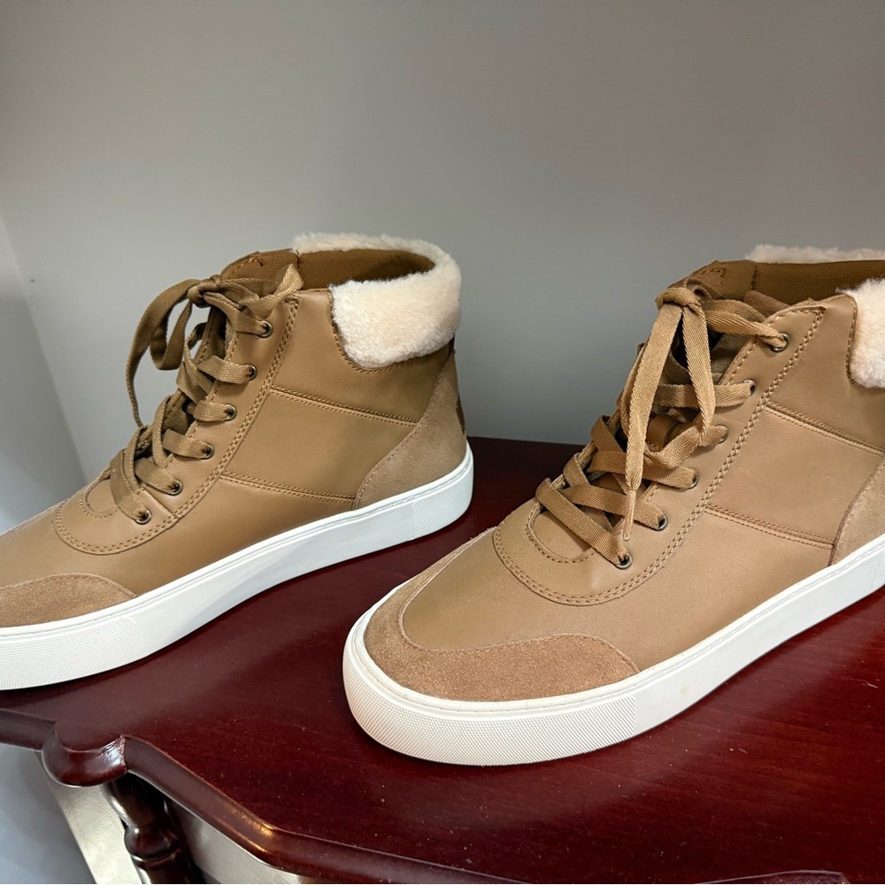 UGG Women's Brown High-Top Sneakers - Picture 2 of 5